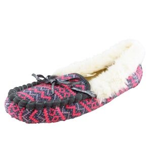 Aeropostale Sz‎ 7 M Multicolor Moccasin Textile Women Slippers